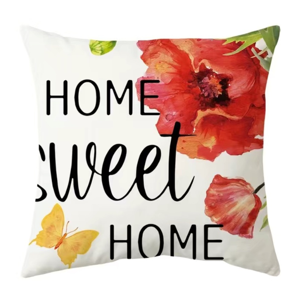 NEW 1pc, Flower Square Cushion Cover